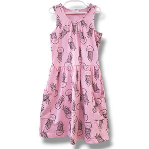 Hanna Andersson Girls 10 Jellyfish So Breezy Sundress Pink